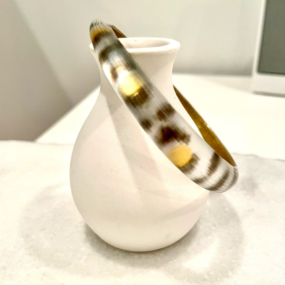 Alexis Bittar Rare Leopard Bangle bracelet